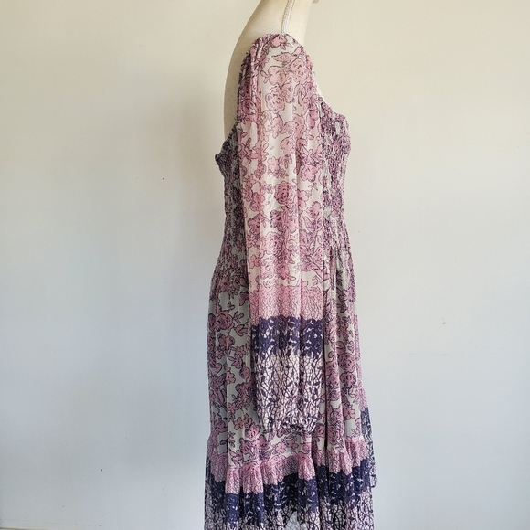 LAST CHANCE - Maison Tara Victoria Mesh Smocked Dress - Picture 8 of 10